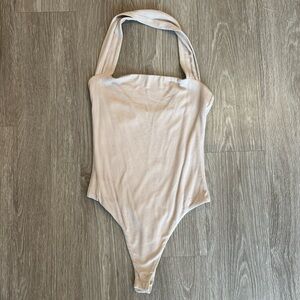 Superdown halter bodysuit
